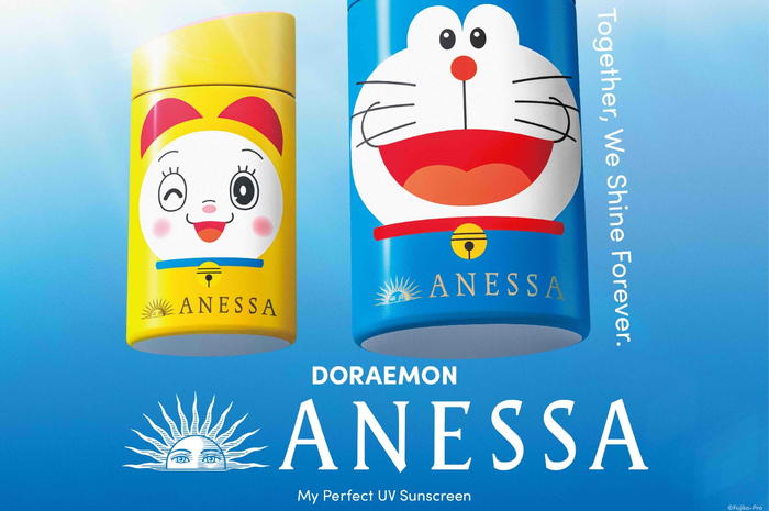 Sunscreen kolaborasi Anessa dan Doraemon