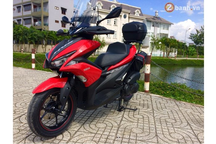 Modifikasi motor Yamaha Aerox, inspirasi untuk touring Lebaran.