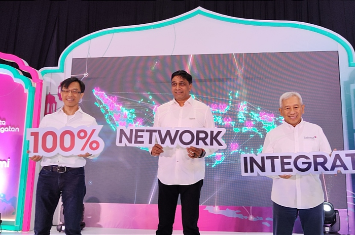 Jaringan Indosat sudah terintegrasi 100 persen sehingga membuat kecepatan internet IM3 dan Tri meningkat untuk bisa akomodir aktivitas pengguna saat Hari Lebaran.