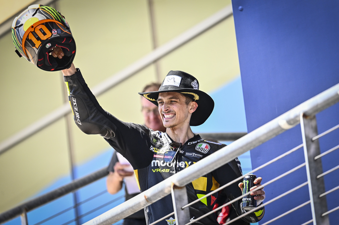 Adik Valentino Rossi, Luca Marini rasakan performa motor yang sangat kencang di MotoGP Amerika 2023. Baginya kemenangan hanya masalah waktu. 