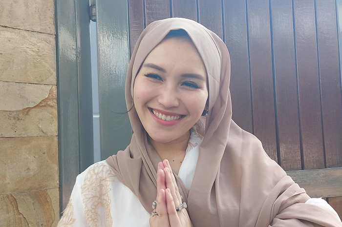 Ayu Ting Ting saat ditemui di kediamannya di Depok, Jawa Barat, Sabtu (22/4/2023).