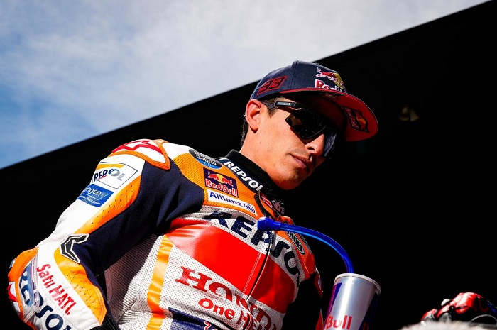 Pembalap Repsol Honda Marc Marquez dipastikan absen MotoGP Spanyol 2023.
