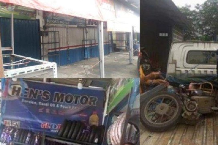 Bengkel motor getok harga jutaan rupiah Hen's Motor  berlokasi di Jalan Raya Sirkuit Sentul, Jalan Sentul Raya No.15 B, RT.4, RW.1, Desa Sentul, Kecamatan Babakan Madang, Kabupaten Bogor, Jawa Barat.