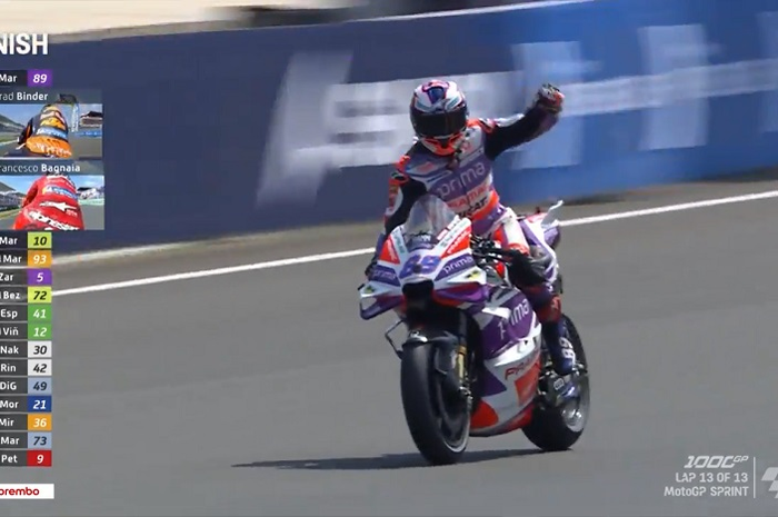 Jorge Martin juara Sprint MotoGP Prancis 2023, Sabtu (20/5/2023).