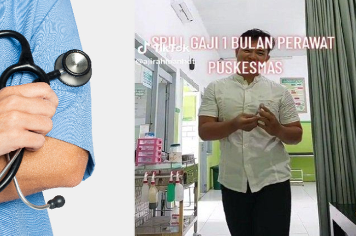 Viral di TikTok perawat puskesmas spill gaji berjumlah kecil.