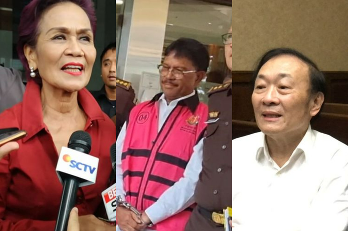 Kolase Miranda Goeltom, Johnny G Plate, dan Surya Darmadi. Ketiganya terlibat kasus korupsi terbesar di Indonesia.