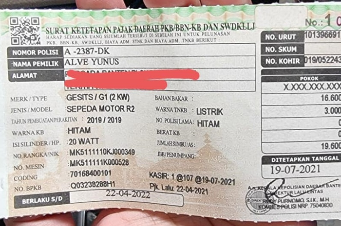 Bayar pajak kendaraan akan ditolak jika kena 2 sebab