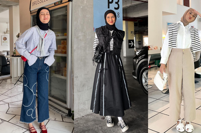 Outfit stripes ala Inas Rana
