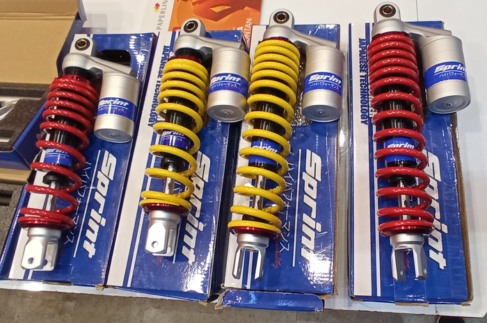 Sokbreker Sprint by V Rossi untuk modifikasi motor Honda BeAT. 
