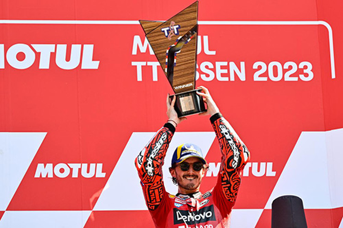 Baru tahu Francesco Bagnaia menang MotoGP Belanda 2023, bertambah banyak daftar rekornya, simak faktanya