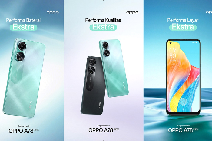 OPPO Indonesia akan segera memperkenalkan A78 NFC