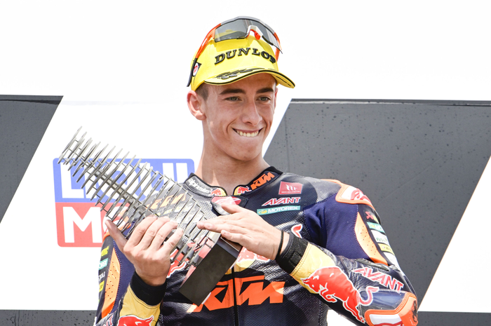 Pedro Acosta, penantang juara dunia Moto2 2023. Pembalap ajaib asal Spanyol yang digadang naik ke MotoGP 2024
