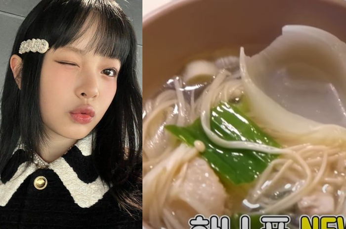 Resep chicken noodle soup Hanni NewJeans