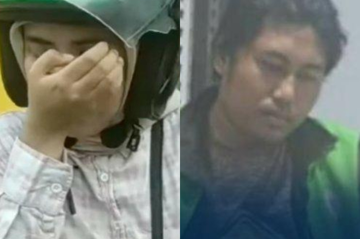 Tampang driver ojol yang viral setelah pukul mahasiswi UIN