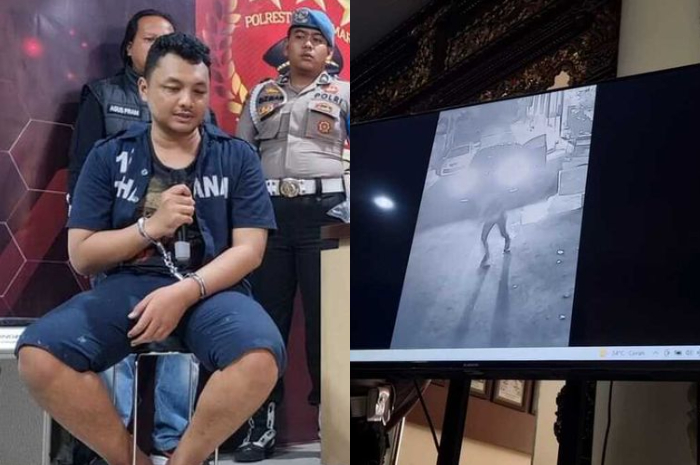 Baghastian Wahyu Kisara (27), tersangka pembunuhan sopir taksi online di Semarang.