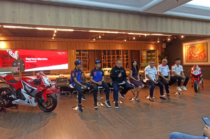 Konfrensi pers ARRC Indonesia 2023 (27/7) di Jakarta. 