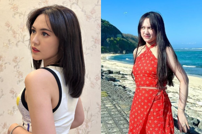 Happy Asmara ubah gaya rambut.