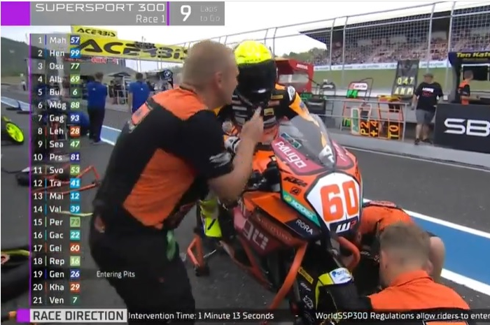Pada kancah WSBK, bisa diterapkan sistem pit stop, termasuk kelas-kelas juniornya, seperti di F1. 