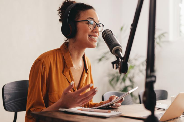 Ilustrasi podcast