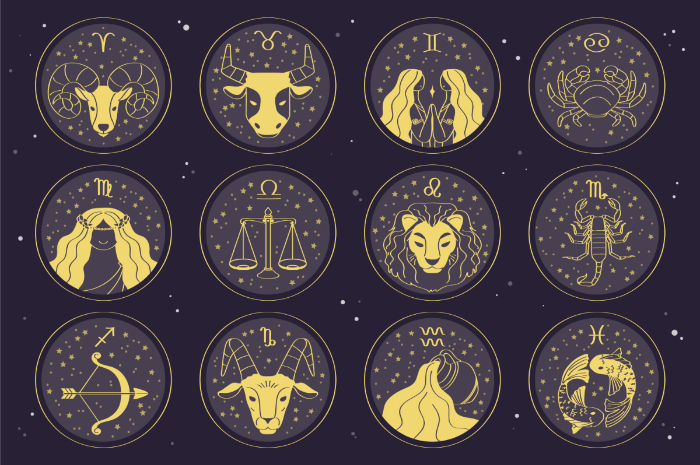 Ilustrasi quotes tentang kehidupan dari setiap zodiak.