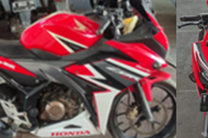 Honda CBR150R dilelang dengan harga Rp 5,2 juta, surat-surat lengkap dan bodi masih mulus. 