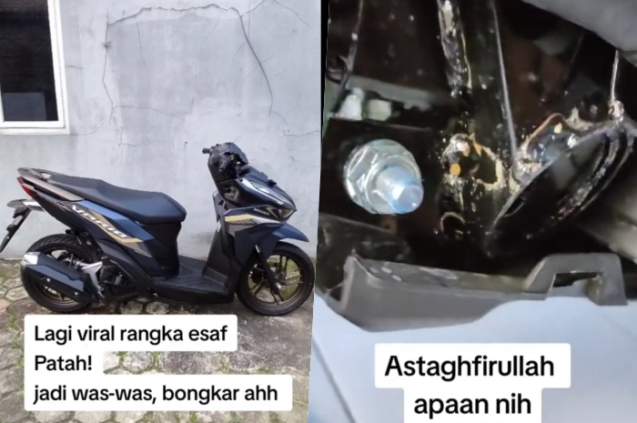 Honda Vario 125 terbaru ditemukan rangkanya karatan