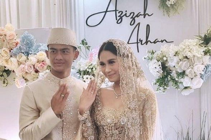 Pernikahan Pratama Arhan dan Azizah Salsha. 