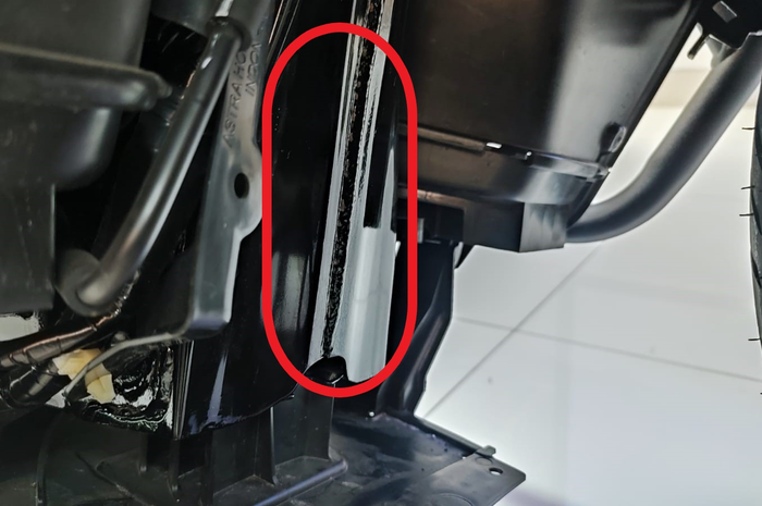 Ada bercak kuning di rangka eSAF, AHM sebut itu bukan karat melainkan Silicate. Apa tuh?