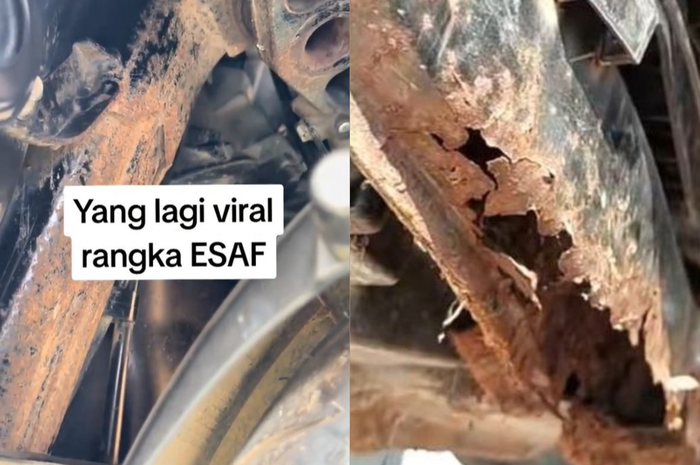 Lagi ramai tentang isu rangka eSAF karat dan keropos, pedagang motor bekas kena imbasnya.