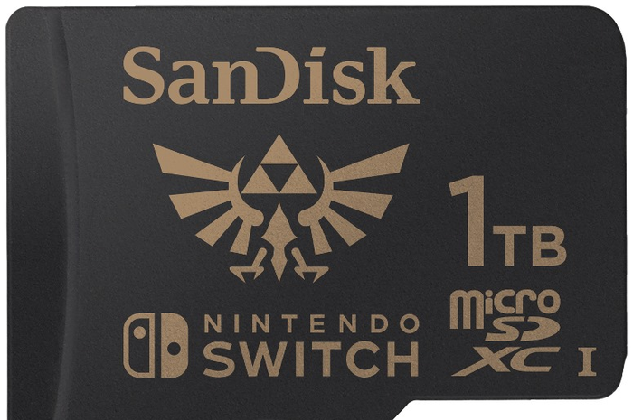 Western Digital memperkenalkan microSD terbaru untuk nintendo switch dengan ukuran mencapai 1TB dan tema khas Zelda