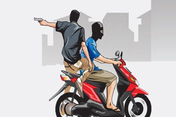Gambar ilustrasi curanmor. Maling motor Honda BeAT dialami mahasiswa di Surabaya.