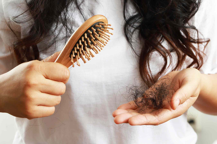 Ilustrasi rambut rontok