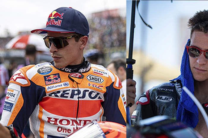 Marc Marquez dan Fabio Quartararo faktanya punya beberapa persamaan di MotoGP Catalunya selain pakai motor MotoGP pabrikan Jepang