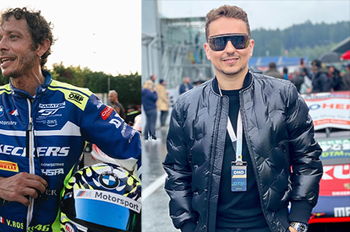 Predikat si Hebat MotoGP Catalunya jadi milik Valentino Rossi (kiri) dan Jorge Lorenzo (kanan) bisa dihitung jari menang MotoGP Catalunya dari pole position