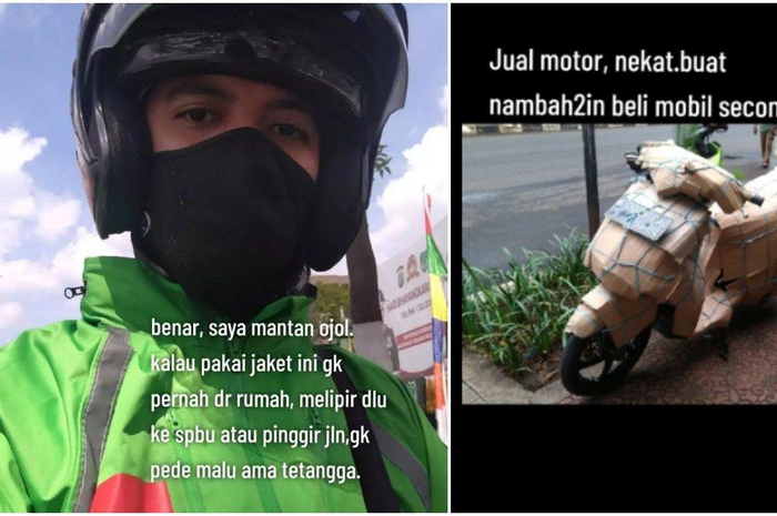 Viral kisah sukses driver ojol, dulu sempat tak mampu beli bensin. 