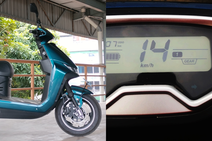 Yadea T9 punya Gear 1 dan 2