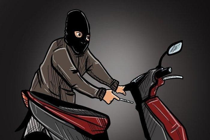 Gambar ilustrasi. Maling motor Honda BeAT di Bekasi dikejar korbannya berujung celaka dan meninggal dunia.