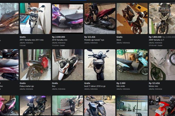 Jangan tergiur motor murah dengan kode YP yang banyak dijual di toko online