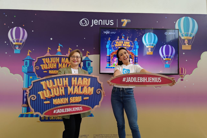 Jenius memperkenalkan program Online Travel Fair dalam rangka tujuh hari tujuh malam menyambut ulang tahun Jenius ke-7