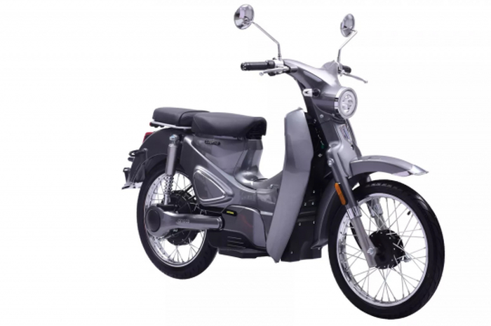 Motor bebek Honda Super Cub bertenaga listrik. Ternyata cuma motor kloningan.