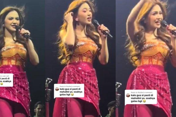 Mahalini diduga kesal penonton meninggalkan panggungnya untuk menonton Sheila On 7