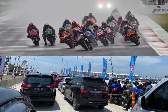 Foto ilustrasi. Sirkuit MotoGP Mandalika 2023 bisa tampung 20 ribu unit untuk parkir motor.