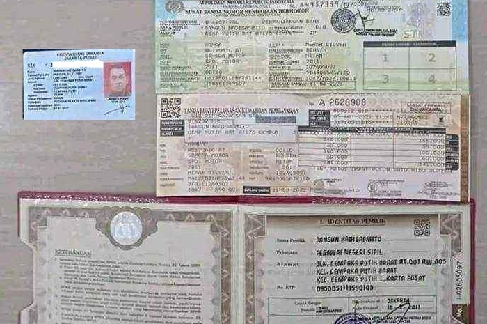 Walau semua serba asli bayar pajak kendaraan tidak bisa diwakilkan