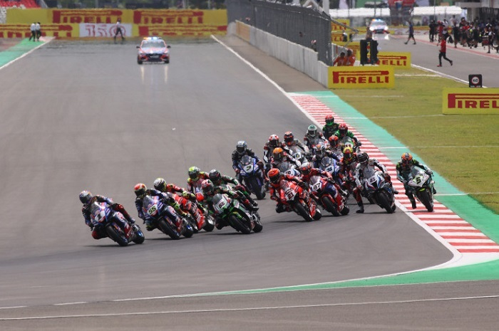 Ilustrasi WSBK Indonesia di Sirkuit Mandalika.