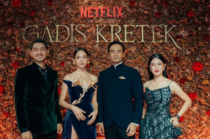 Empat pemeran utama series Gadis Kretek.
