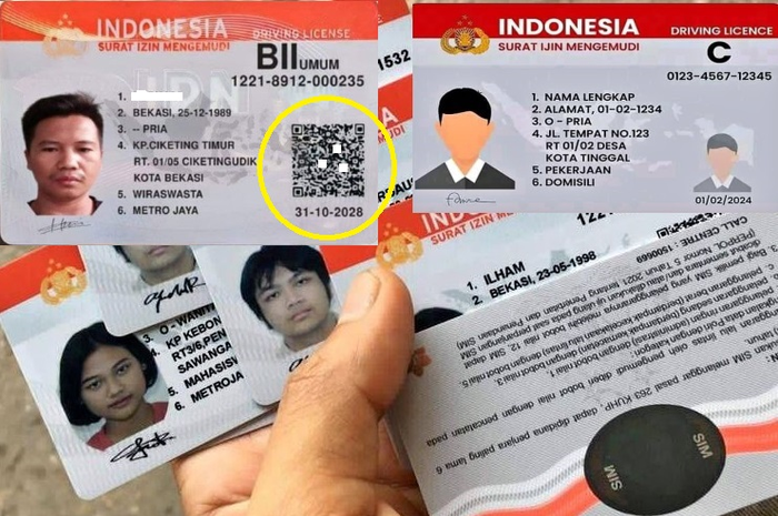 SIM baru ada barcode bagaimana pemilik SIM lama apakah harus ganti