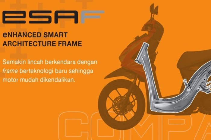 AHM kasih garansi 5 tahun buat rangka eSAF dan lainnya.