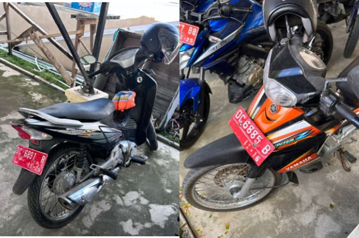 Honda Supra X 125 dan Yamaha Jupiter jadi motor murah dilelang Rp 4 jutaan sekaligus di Majene.