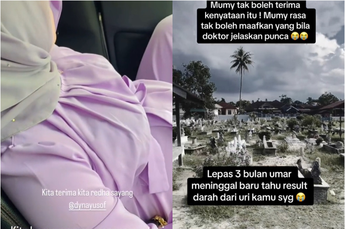 Sosok Dyna saat mengetahui janinnya sudah tidak bergerak