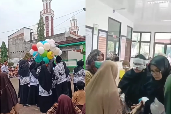Perayaan Hari Guru Nasional berujung musibah di SDN Cimuning, Bekasi